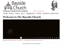 Tablet Screenshot of baysidechurch.org